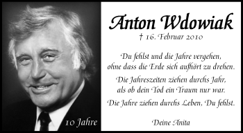 Traueranzeige von Anton Wdowiak von Waiblinger Kreiszeitung
