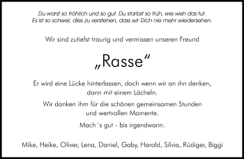 Traueranzeige von Andreas Schnabel von Waiblinger Kreiszeitung