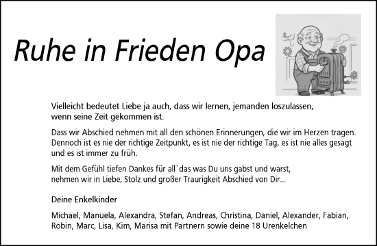 Traueranzeige von Walter Hanig von Waiblinger Kreiszeitung