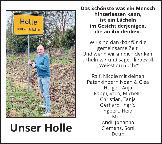 Traueranzeige von Holger Knecht von Waiblinger Kreiszeitung