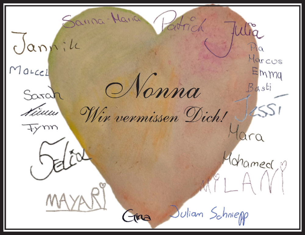  Traueranzeige für Nonna Schniepp vom 07.02.2026 aus Waiblinger Kreiszeitung